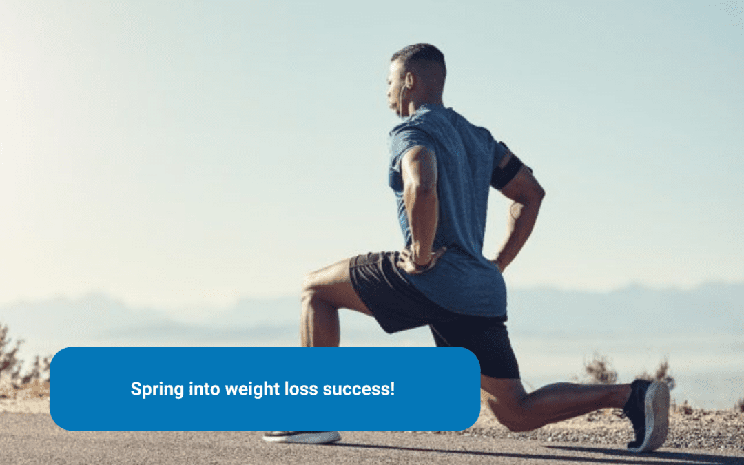 runner with weight loss success in the spring season